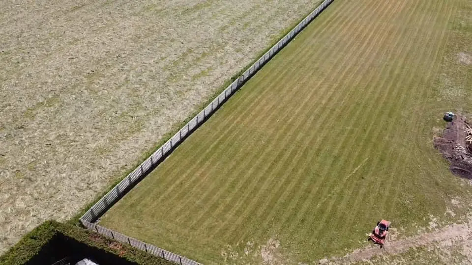 Grass cutting in Holbeach,Lincolnshire
